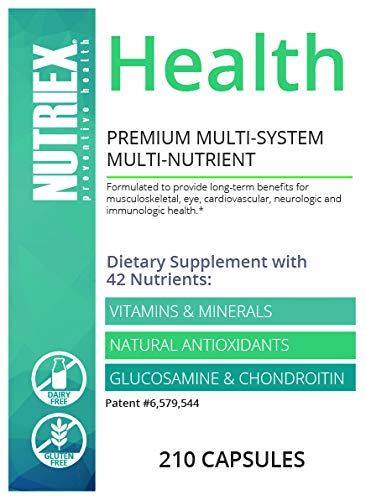 Nutriex Health detallado etiquetas y beneficios del suplemento
