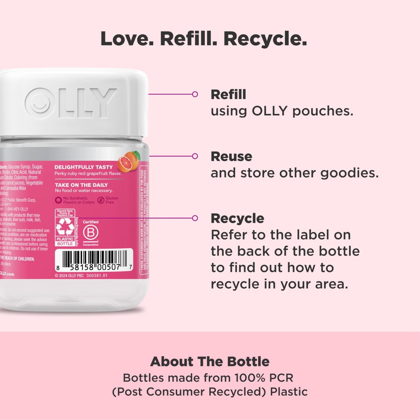 OLLY suplemento piel y cabello vitaminas y queratina