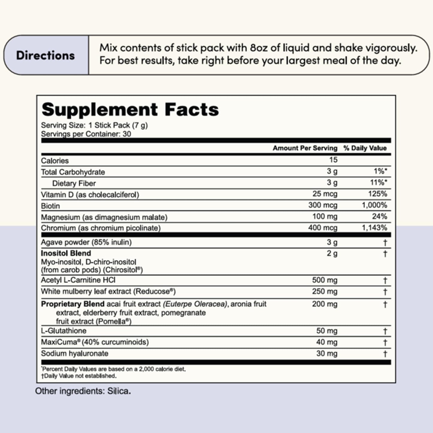 Caja del suplemento Ovii para bienestar femenino y equilibrio hormonal