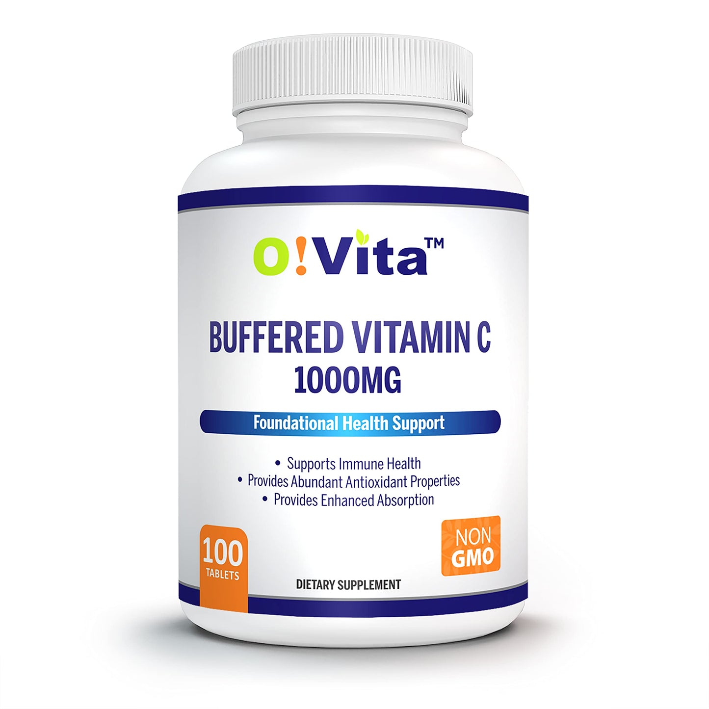 O!VITA Vitamina C buffer 1000mg 100 tabletas antioxidante