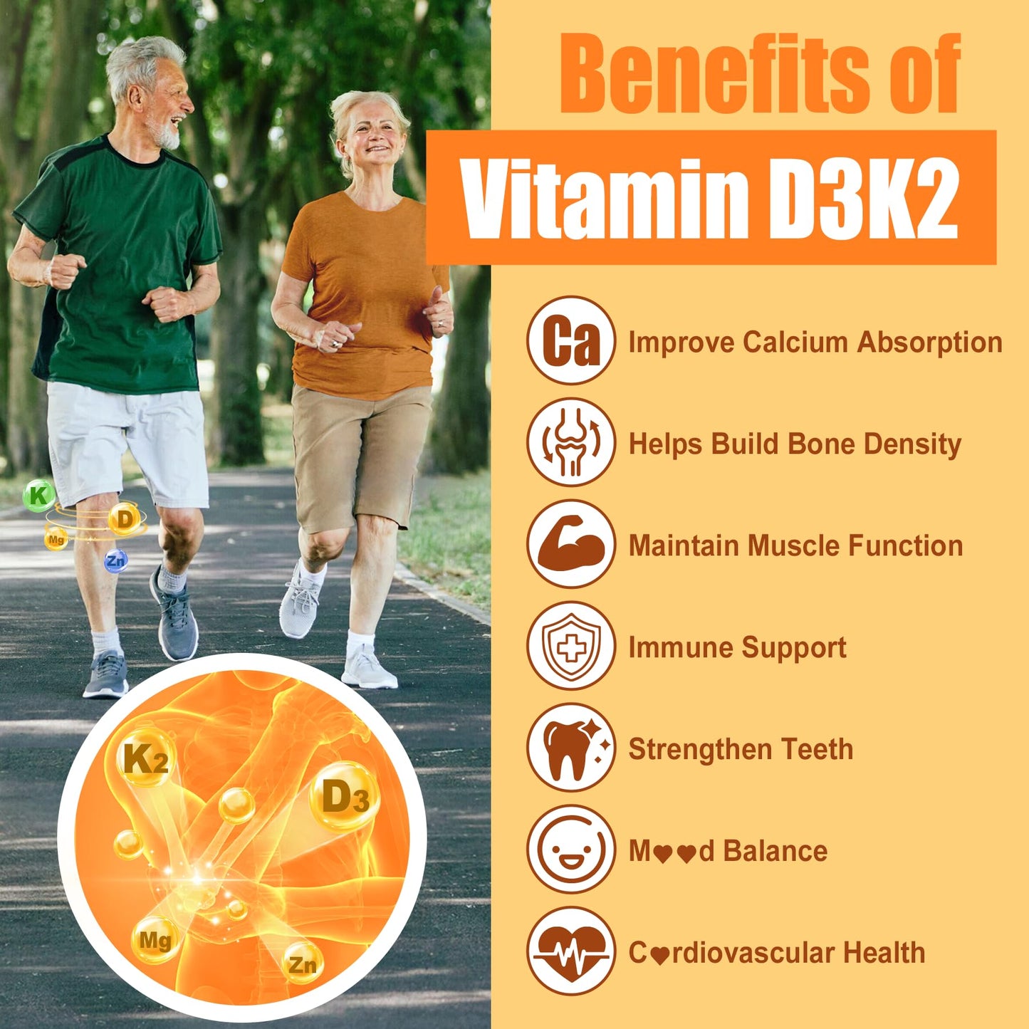 Pack de gomitas Nextdia vitamina D3 K2 y vitamina C saludable