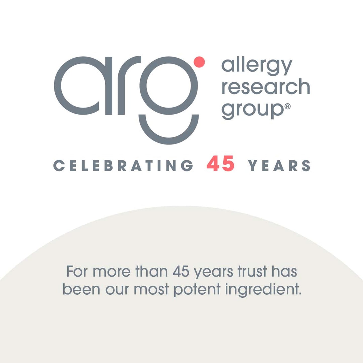 Packaging suplemento vitamina E vegetariano Allergy Research Group