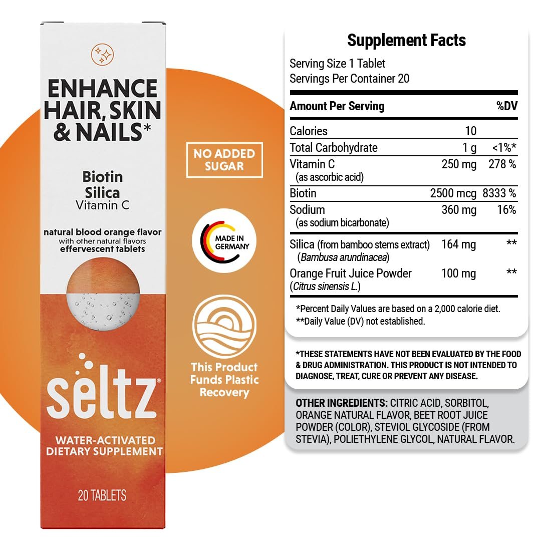 Paquete 20 tabletas efervescentes vitamina C Seltz
