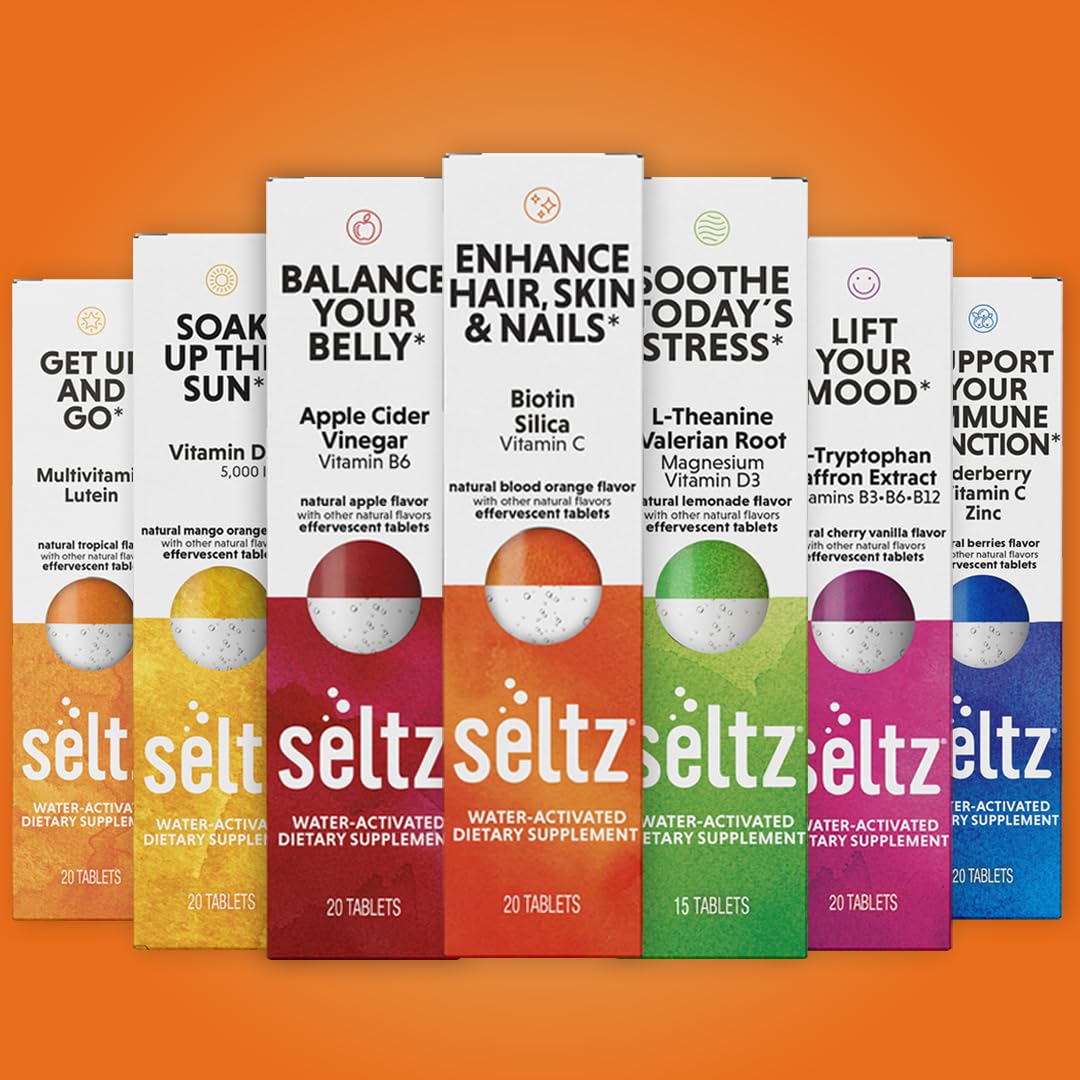 Paquete de 6 tubos de vitaminas Seltz