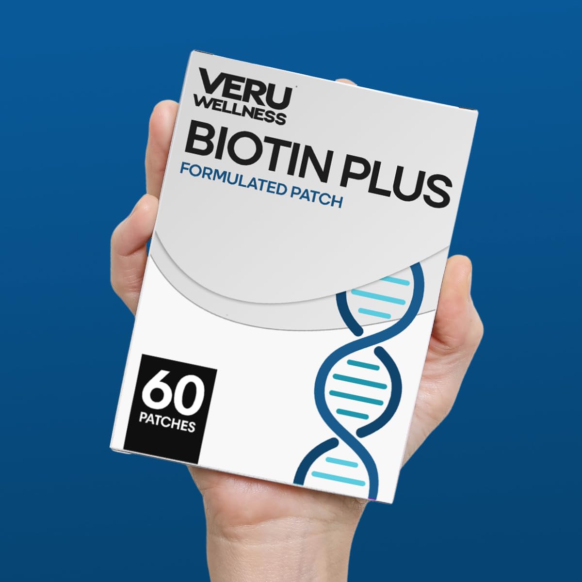 Paquete 60 parches biotina colágeno Veru Wellness