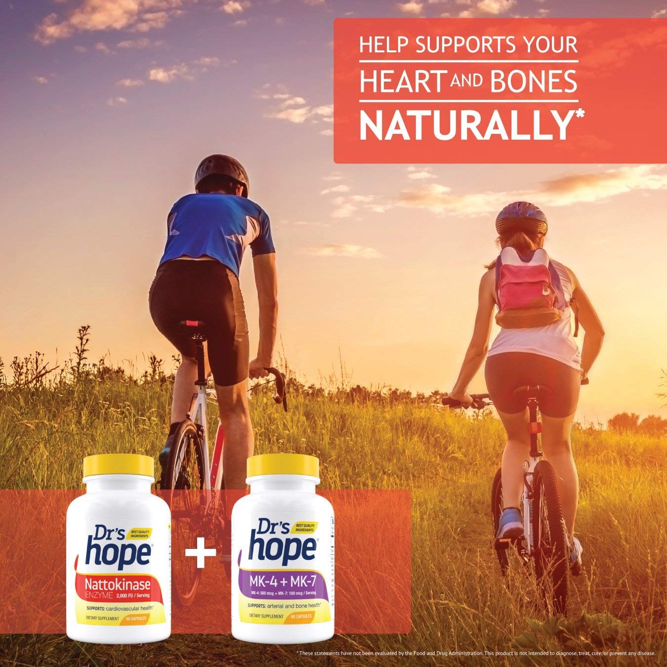 Paquete grande cápsulas veganas Vitamina K2 MK7 MK4 Dr’s Hope