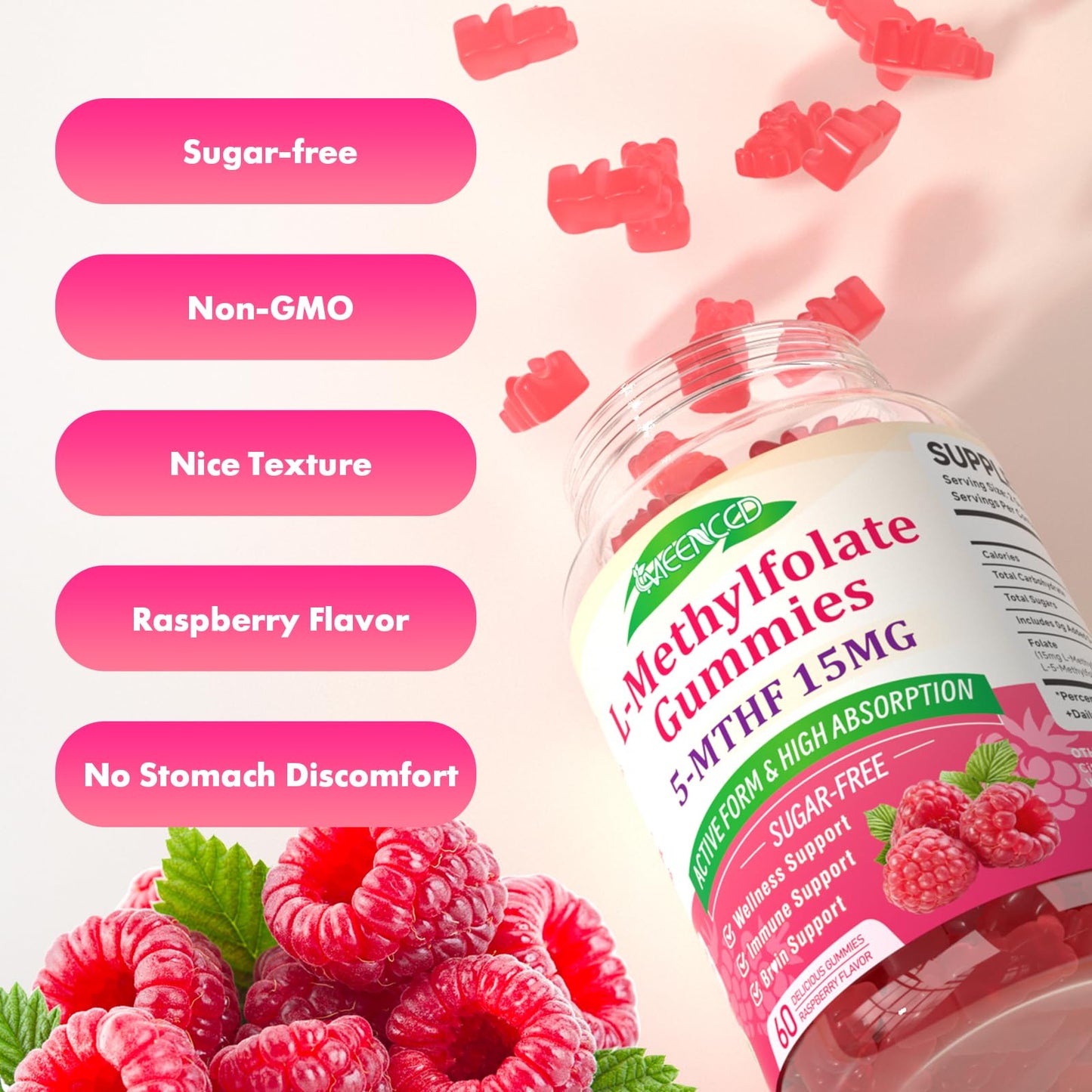 Paquete cerrado gummies MEENCCD 15mg