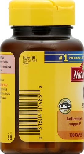 Paquete completo Nature Made vitamina c 500 mg comprimidos