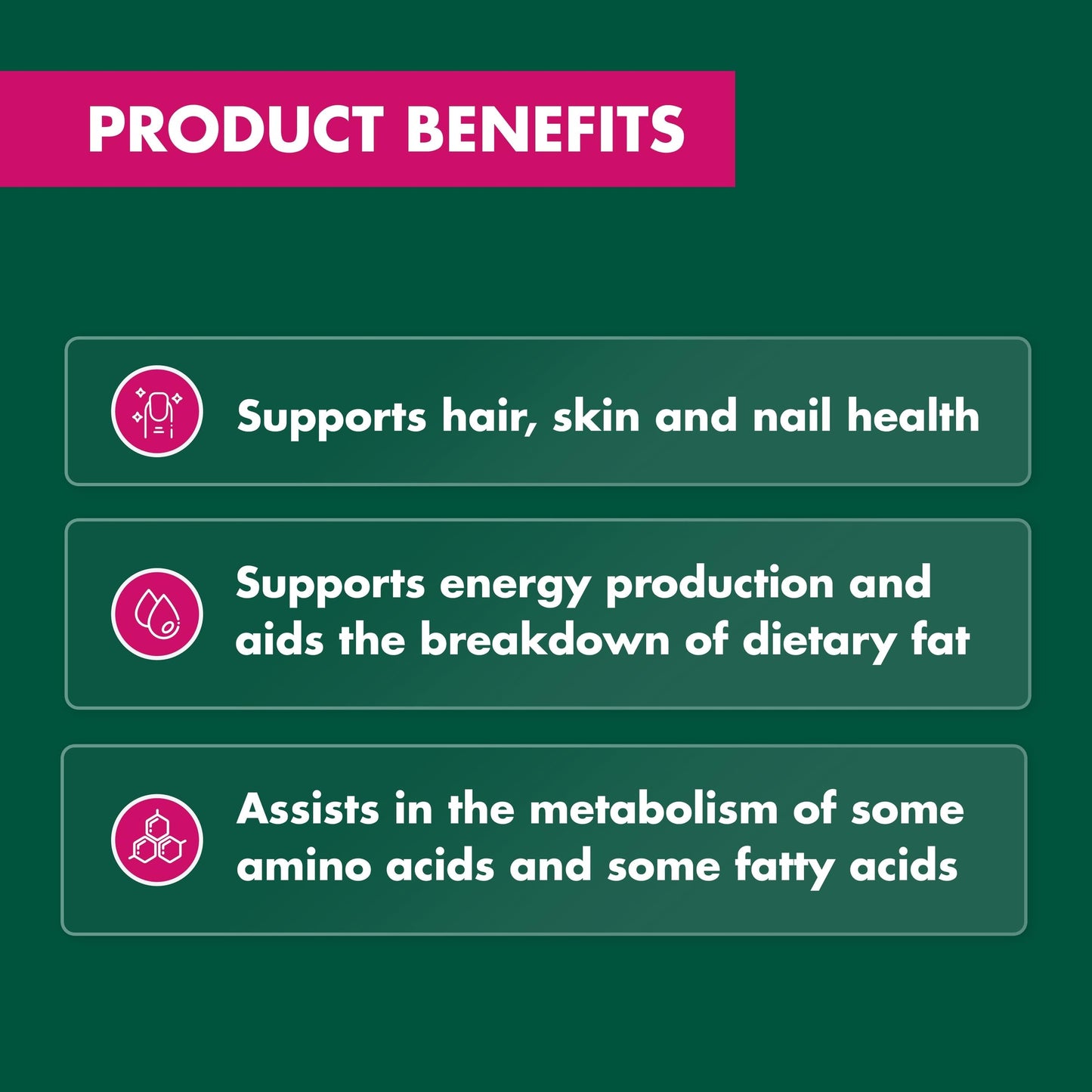 Paquete completo Nature's Own biotina salud cabello