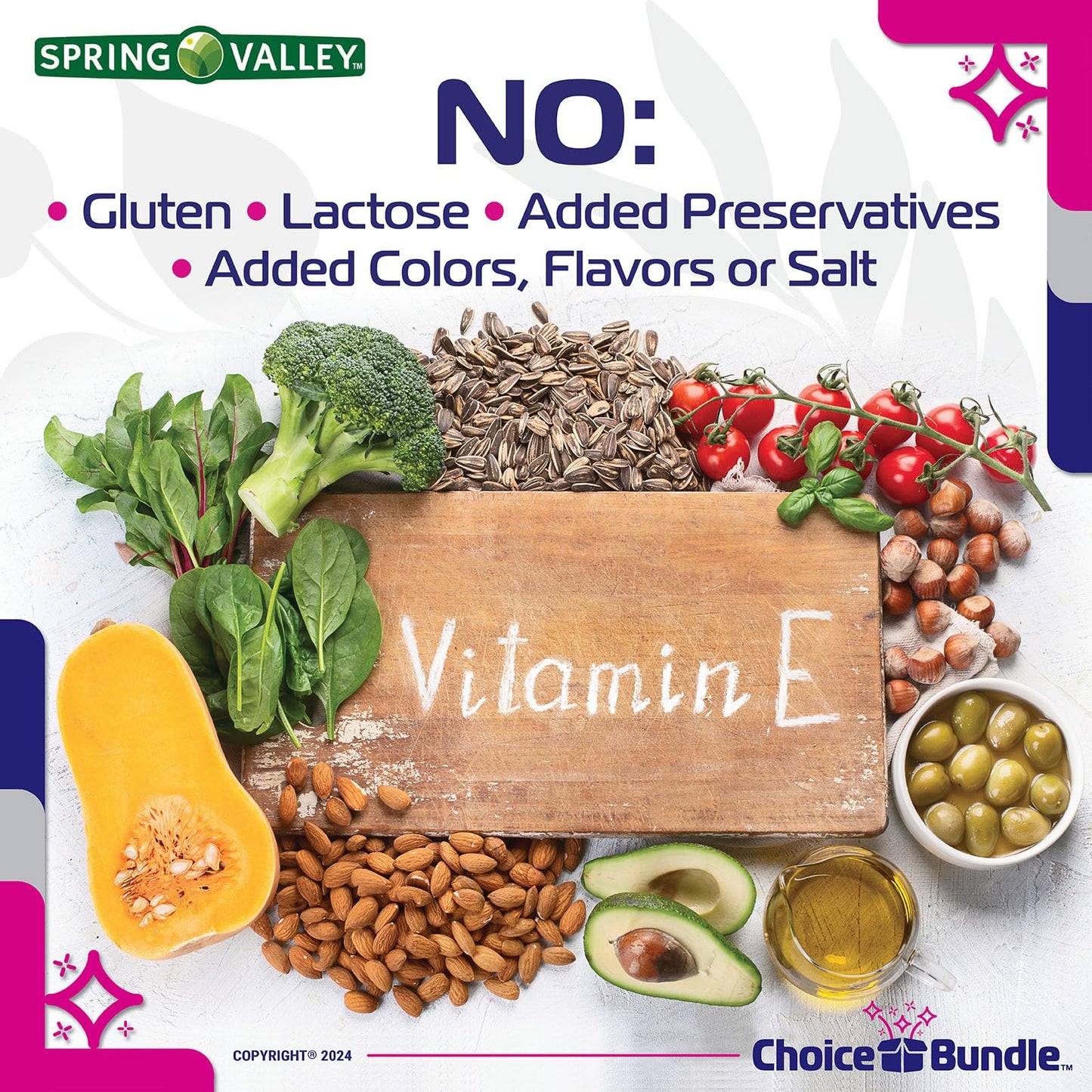 Paquete completo vitamina E apoyo salud cardíaca