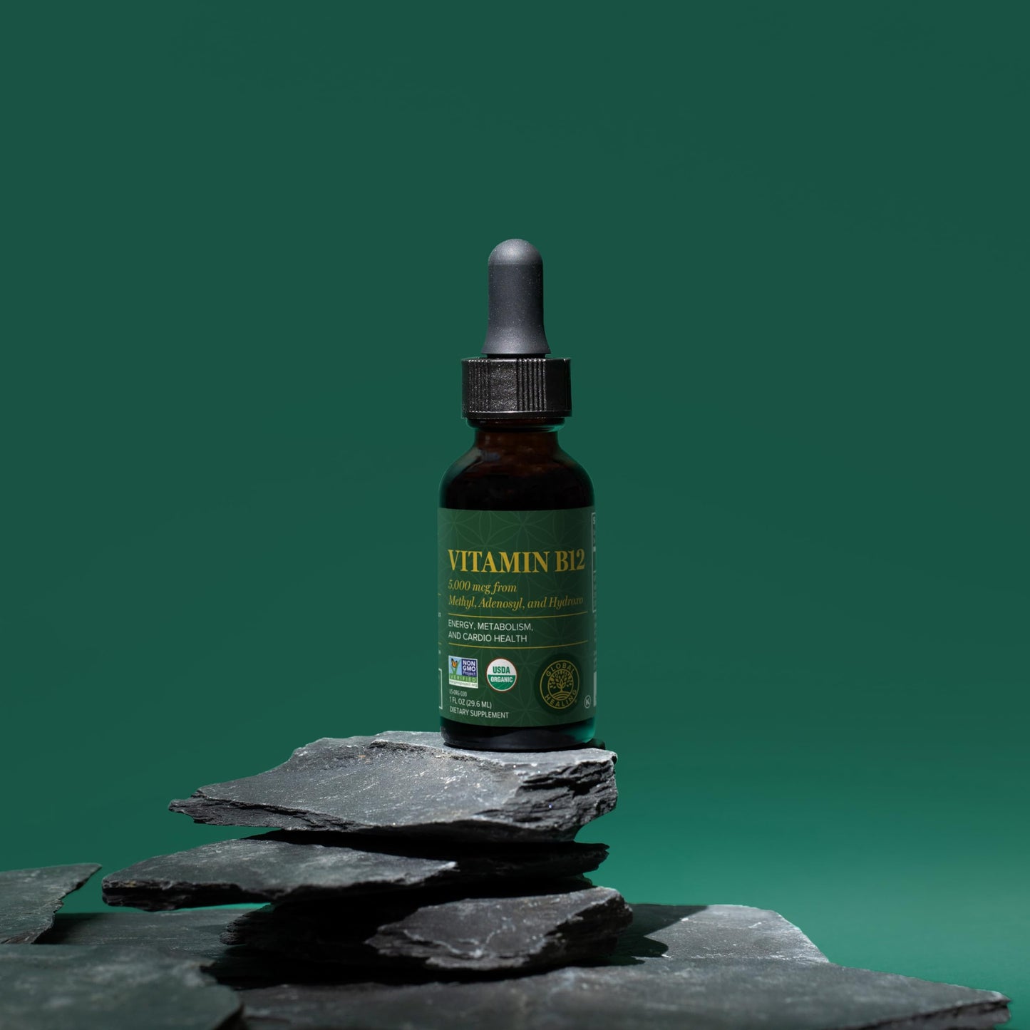 Paquete doble vitamina B12 orgánica sublingual líquida