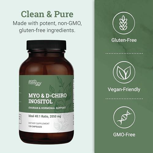 Paquete Earth Harmony Myo-Inositol y D-Chiro Inositol para mujer