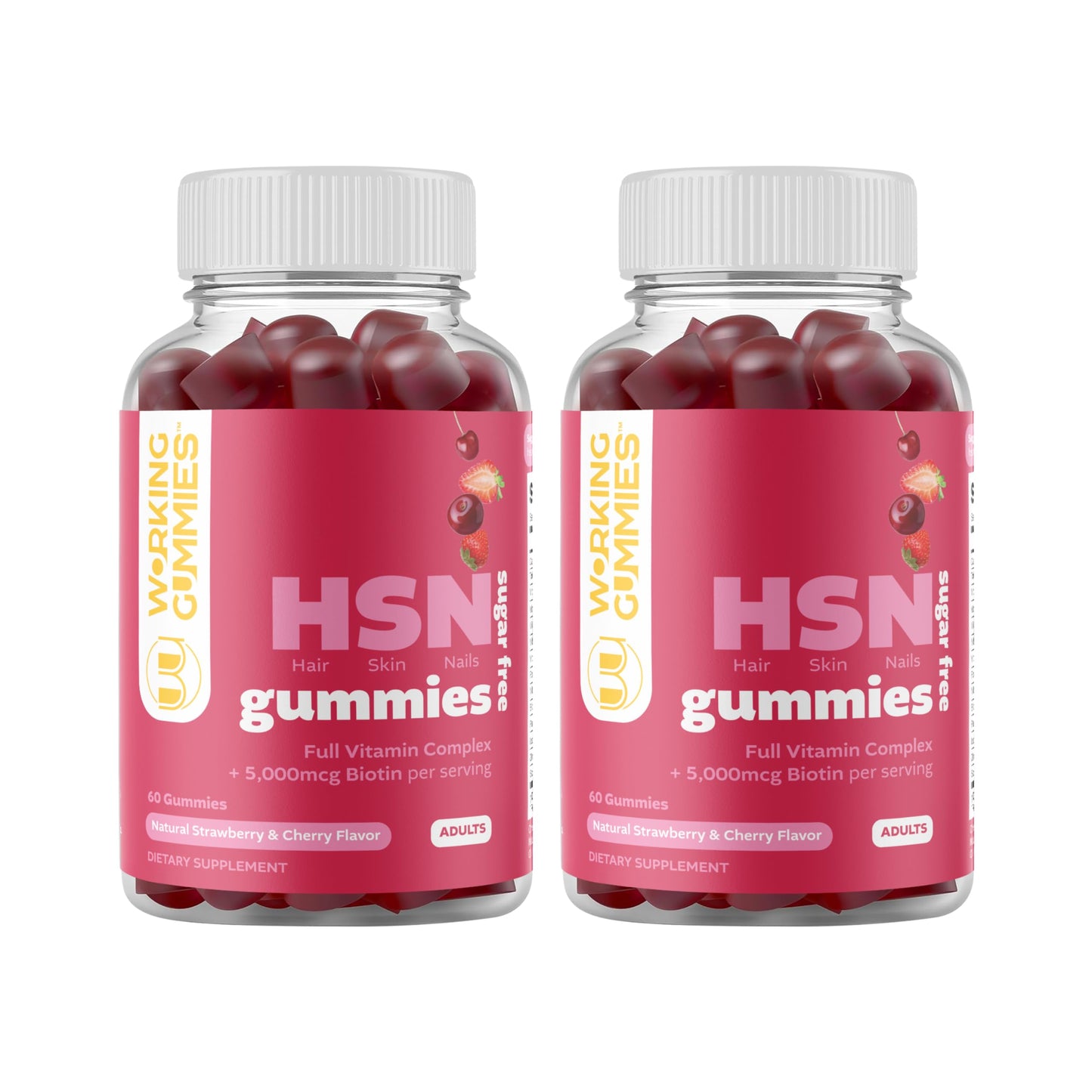Paquete frontal gomitas hsn cabello piel uñas