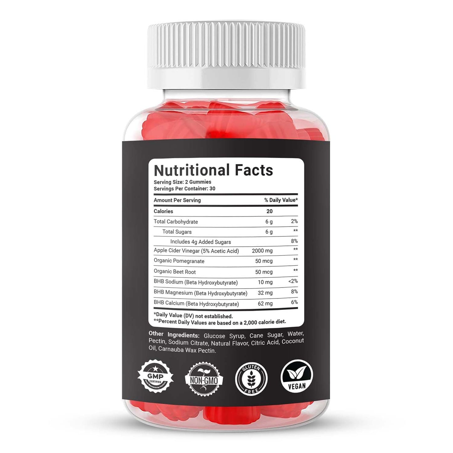 Paquete gomitas KANTAR ACV para dieta keto y energía natural