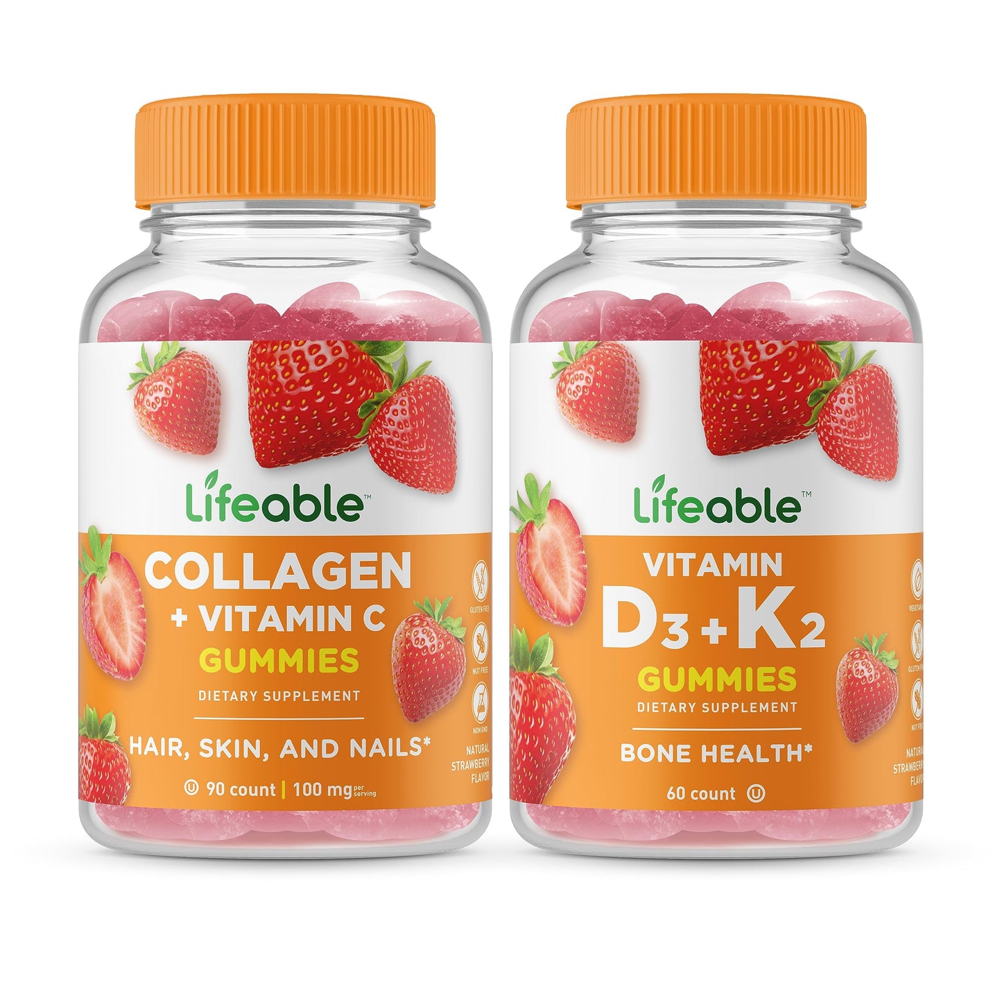 Paquete gomitas Lifeable colágeno y vitaminas D3 K2