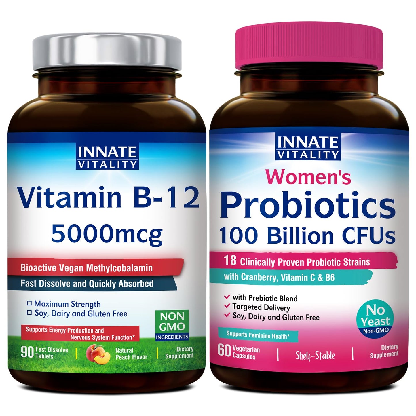 Paquete Innate Vitality probióticos y vitamina B12