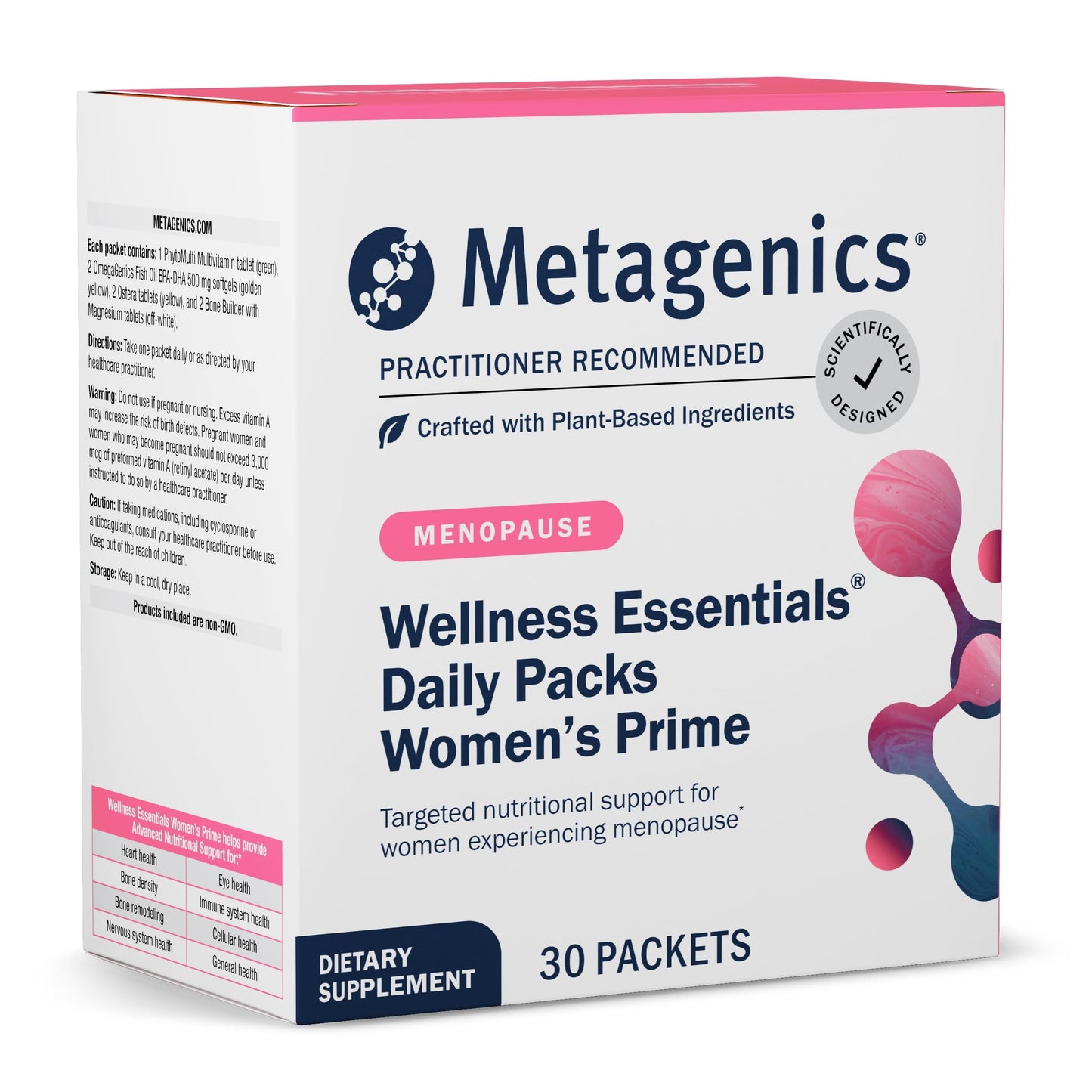 Paquete Metagenics para mujeres menopausia 30 unidades