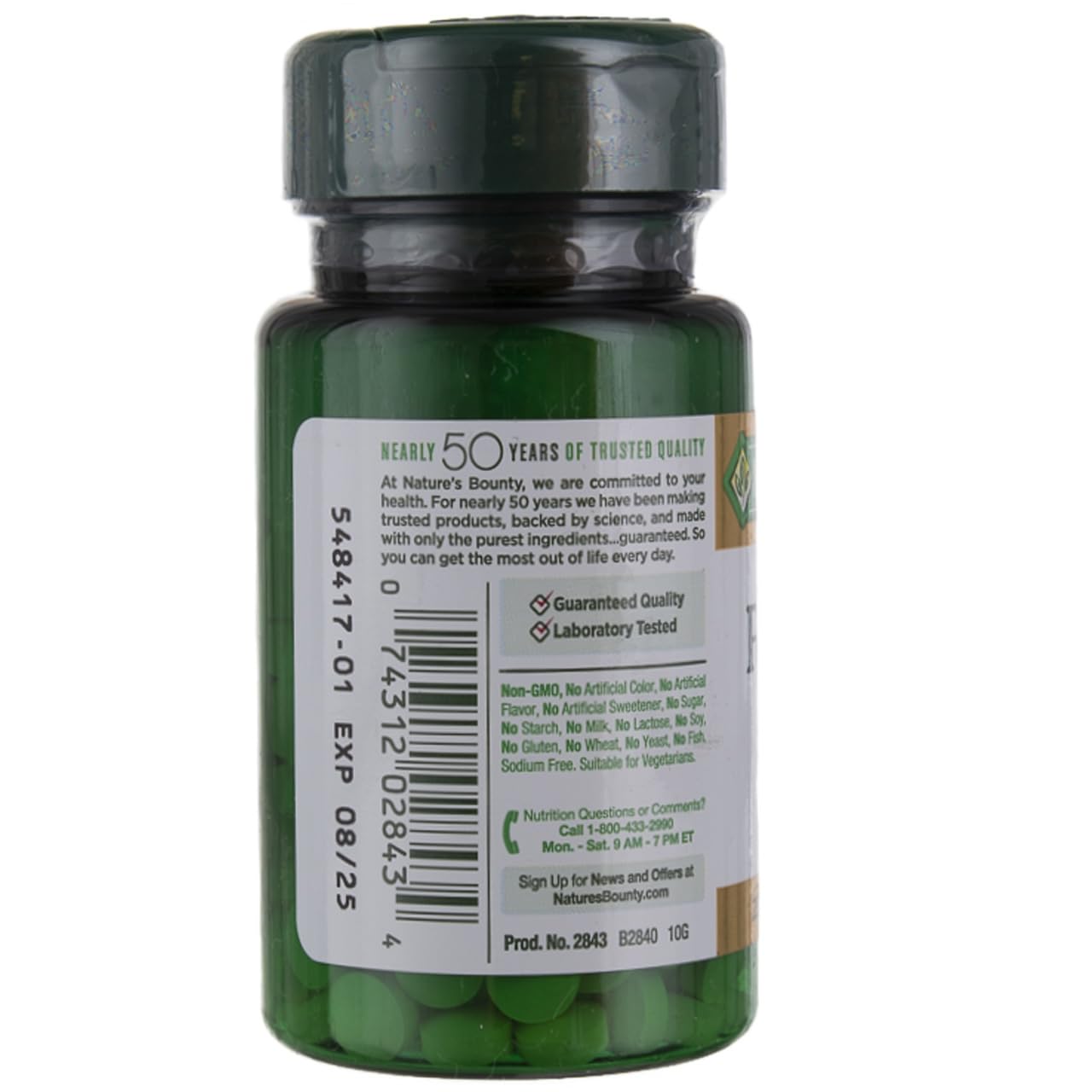 Paquete múltiple Nature's Bounty ácido fólico 250 unidades