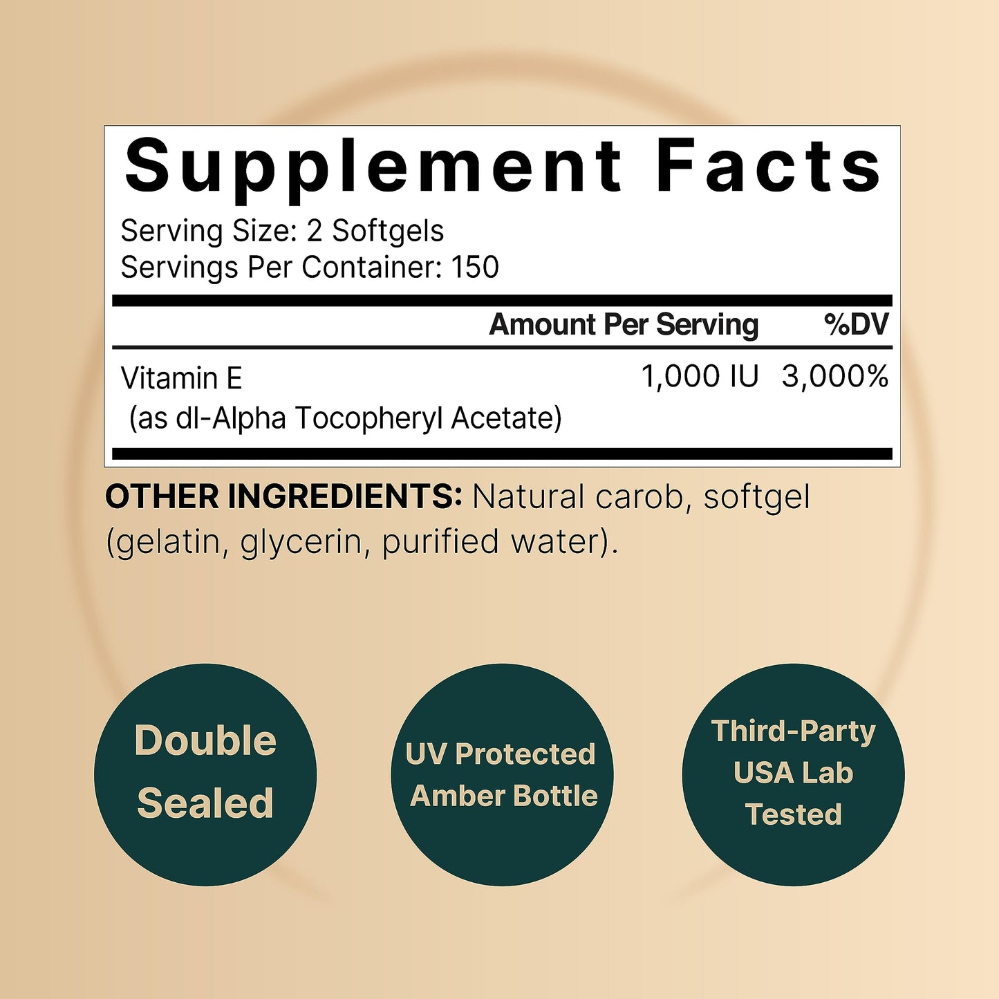 Paquete NatureBell antioxidantes vitamina E y Citrus Bergamot