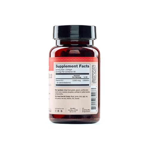 Paquete NatureWise vitamina B12 para apoyo nervioso