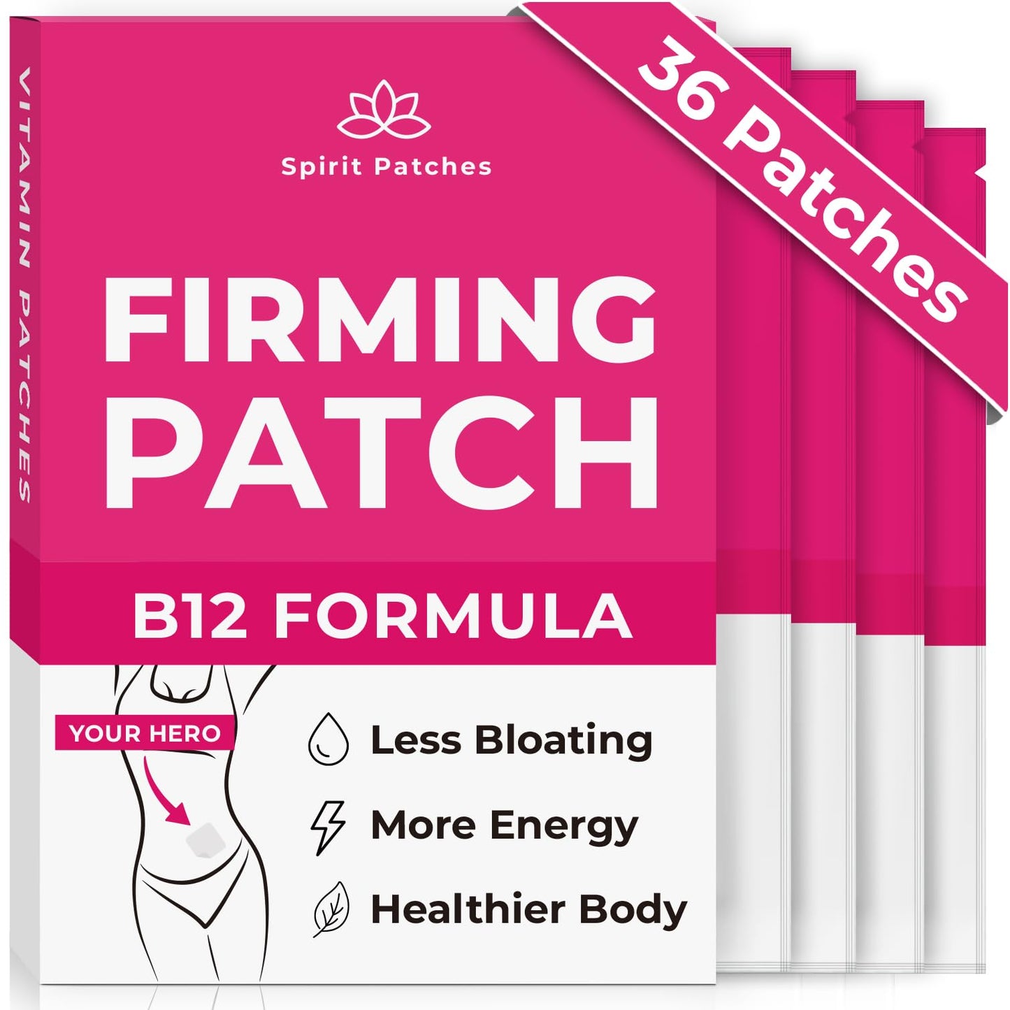 Paquete parches firmantes B12 Spirit Patches 36 unidades