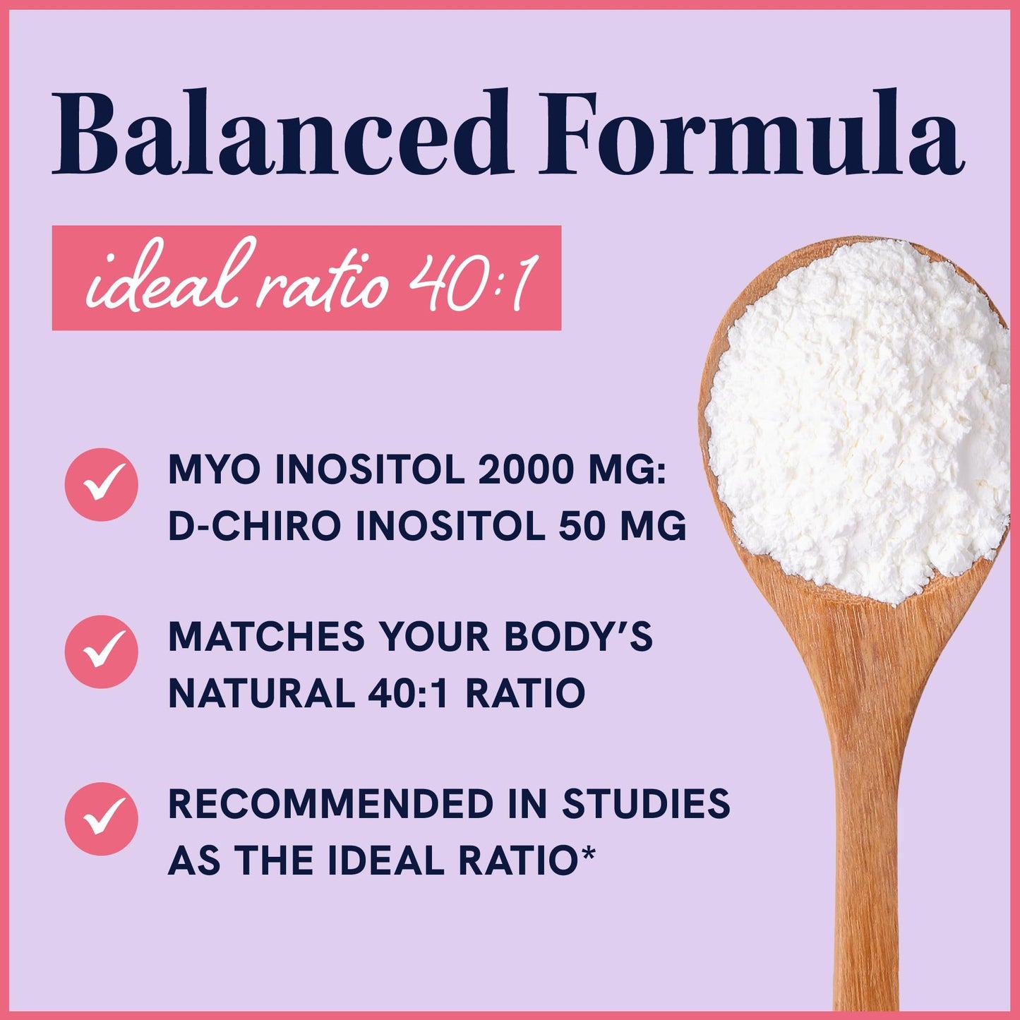 Paquete polvo inositol SMNutrition 30 porciones para mujer