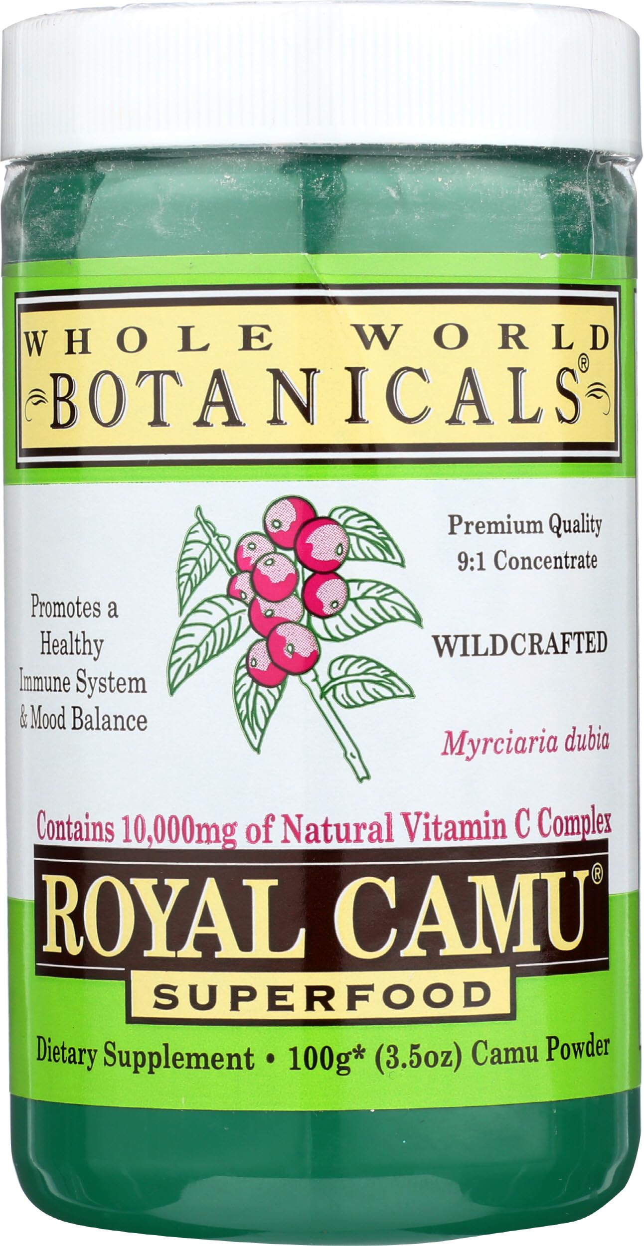 Paquete polvo Royal Camu Whole World Botanicals 3.5 oz