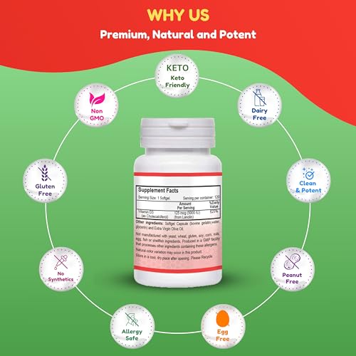 Paquete SHIFAA NUTRITION vitamina d3 halal 120 dosis
