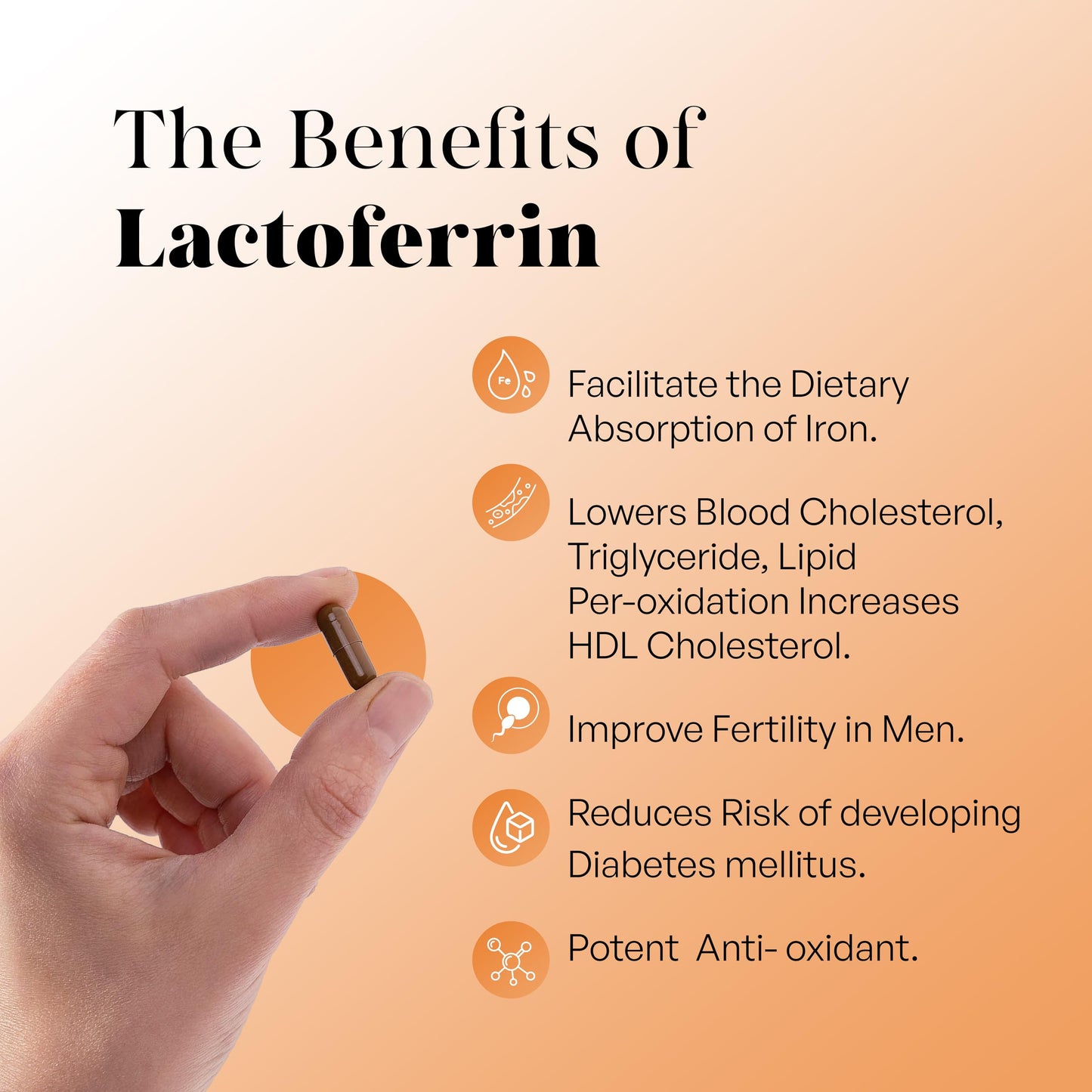 Paquete suplementario MEIBOTAN lactoferrina con vitamina c