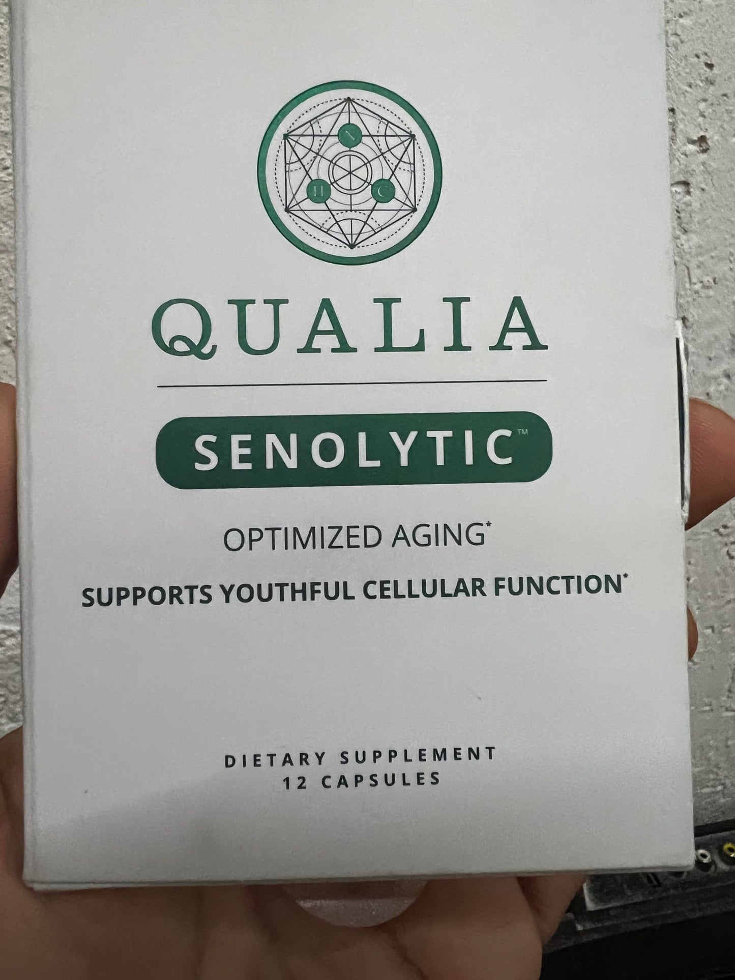 Paquete suplementos anti-aging Qualia Life y Senolytic