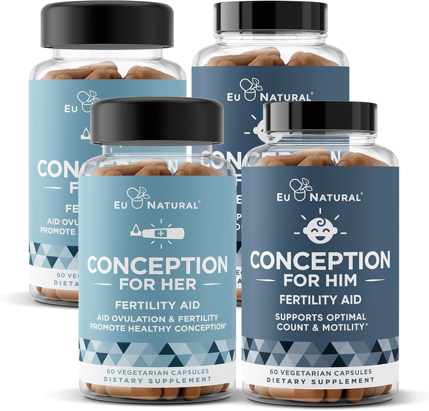 Paquete de suplementos de fertilidad Eu Natural