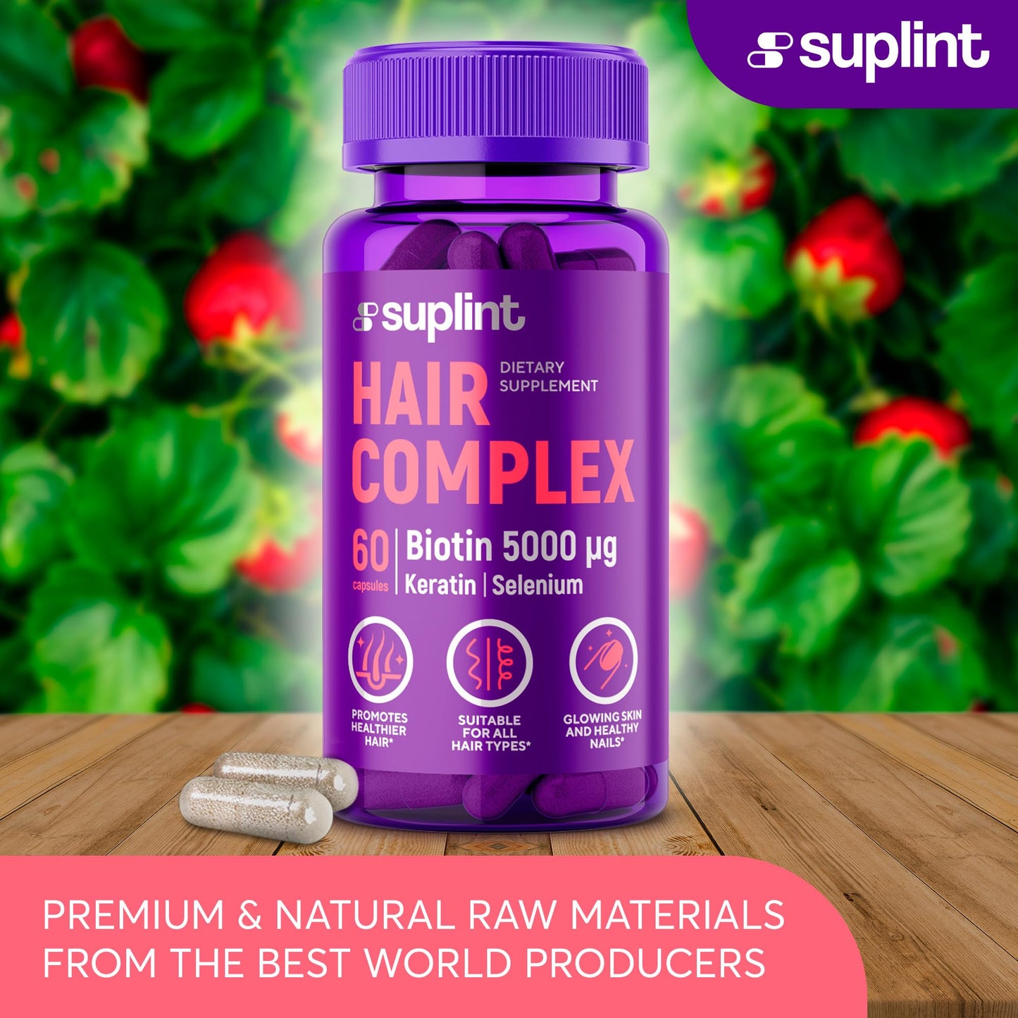 Paquete SUPLINT energía y salud cabello piel