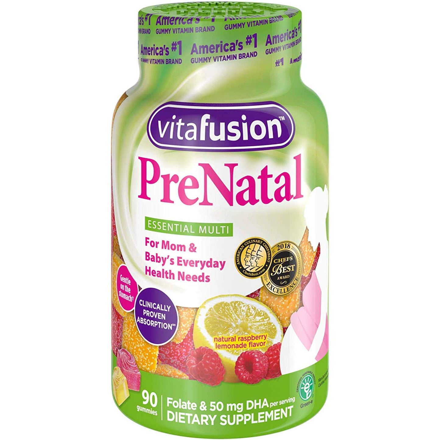 Paquete doble Vitafusion gomitas prenatales sabor variado
