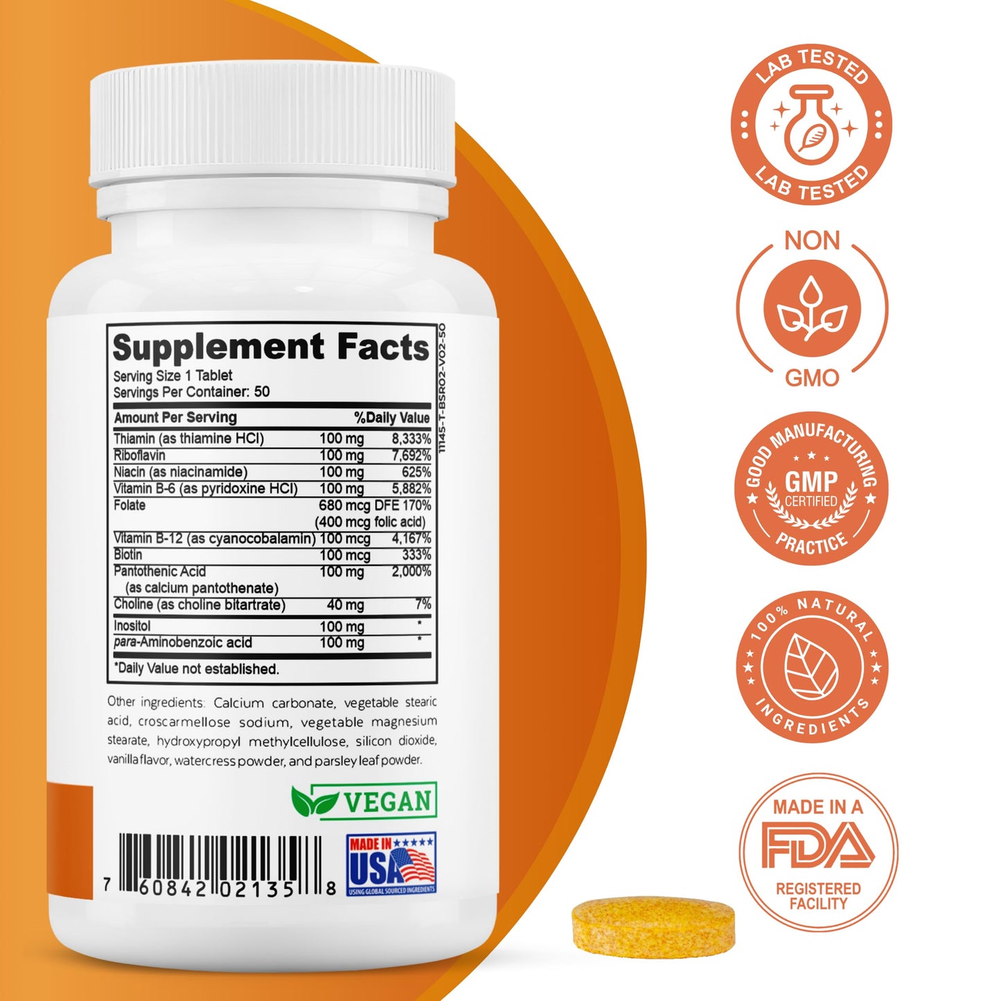 Paquete vitalidad 2nd Springs vitamina B100 y 7 hongos