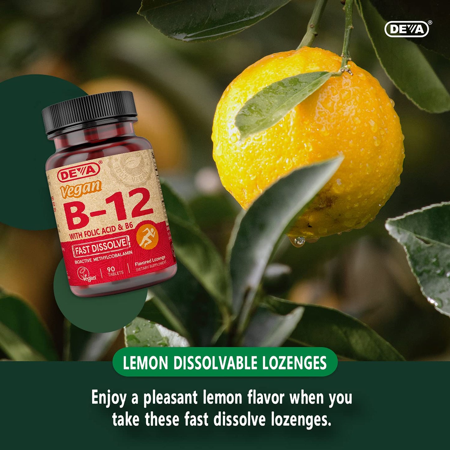 Paquete vitamina b12 vegana deva disolución rápida