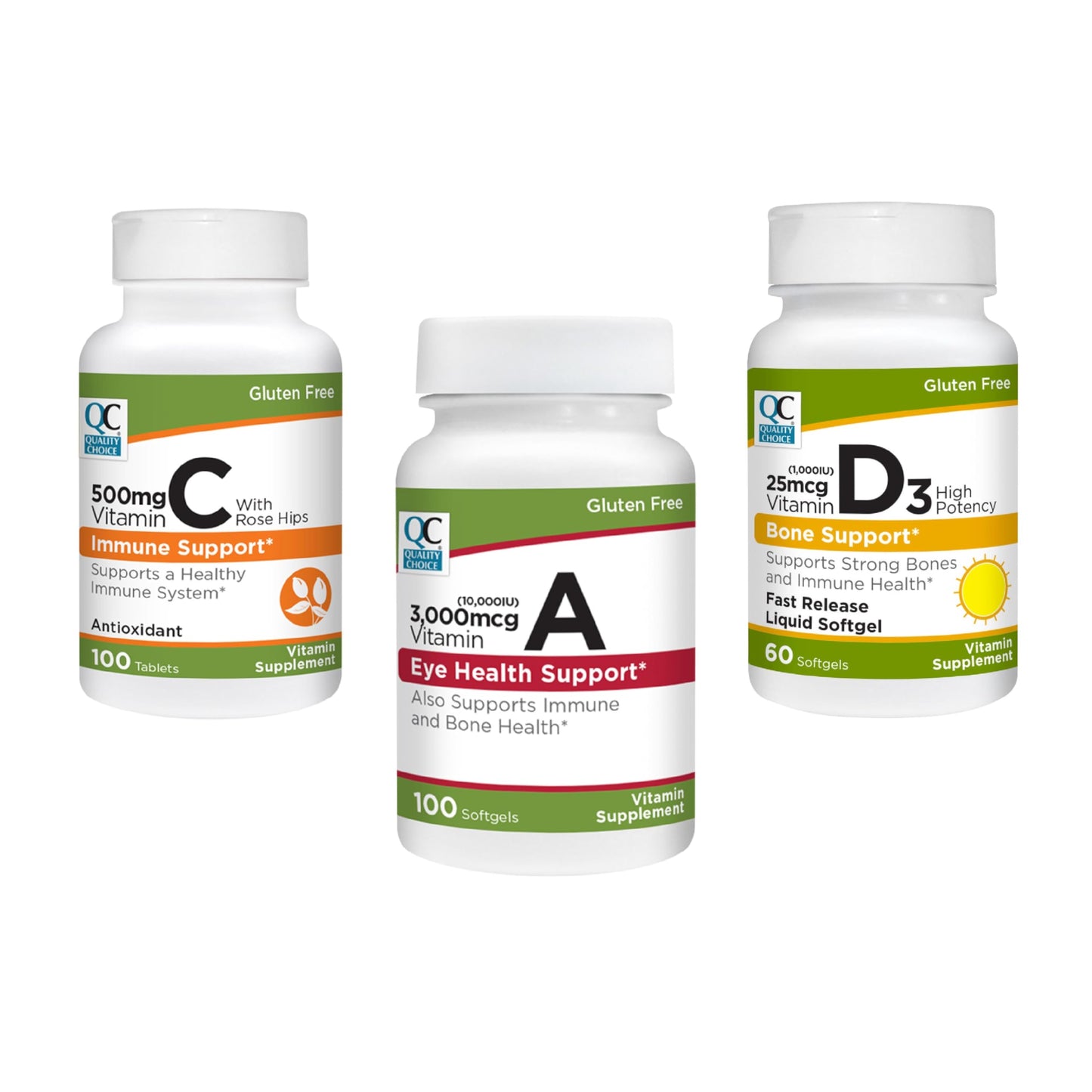 Paquete de vitaminas para apoyo inmunitario Quality Choice