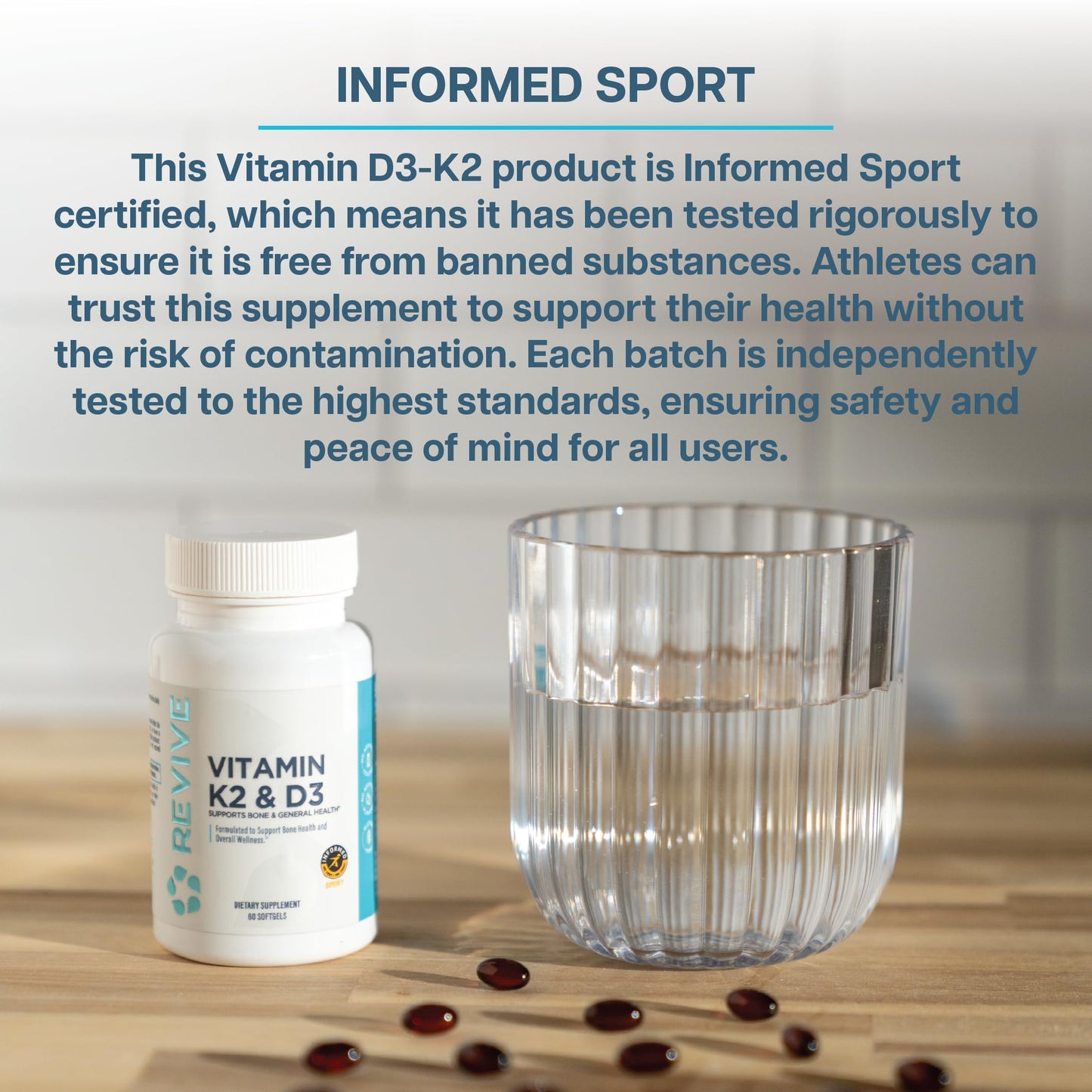 Paquete vitaminas d3 k2 revive md
