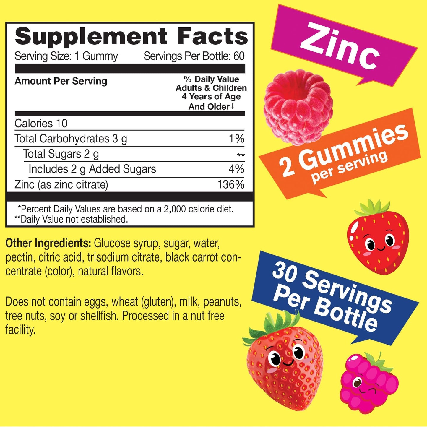 Paquete WellYeah zinc niños y biotina en gummies