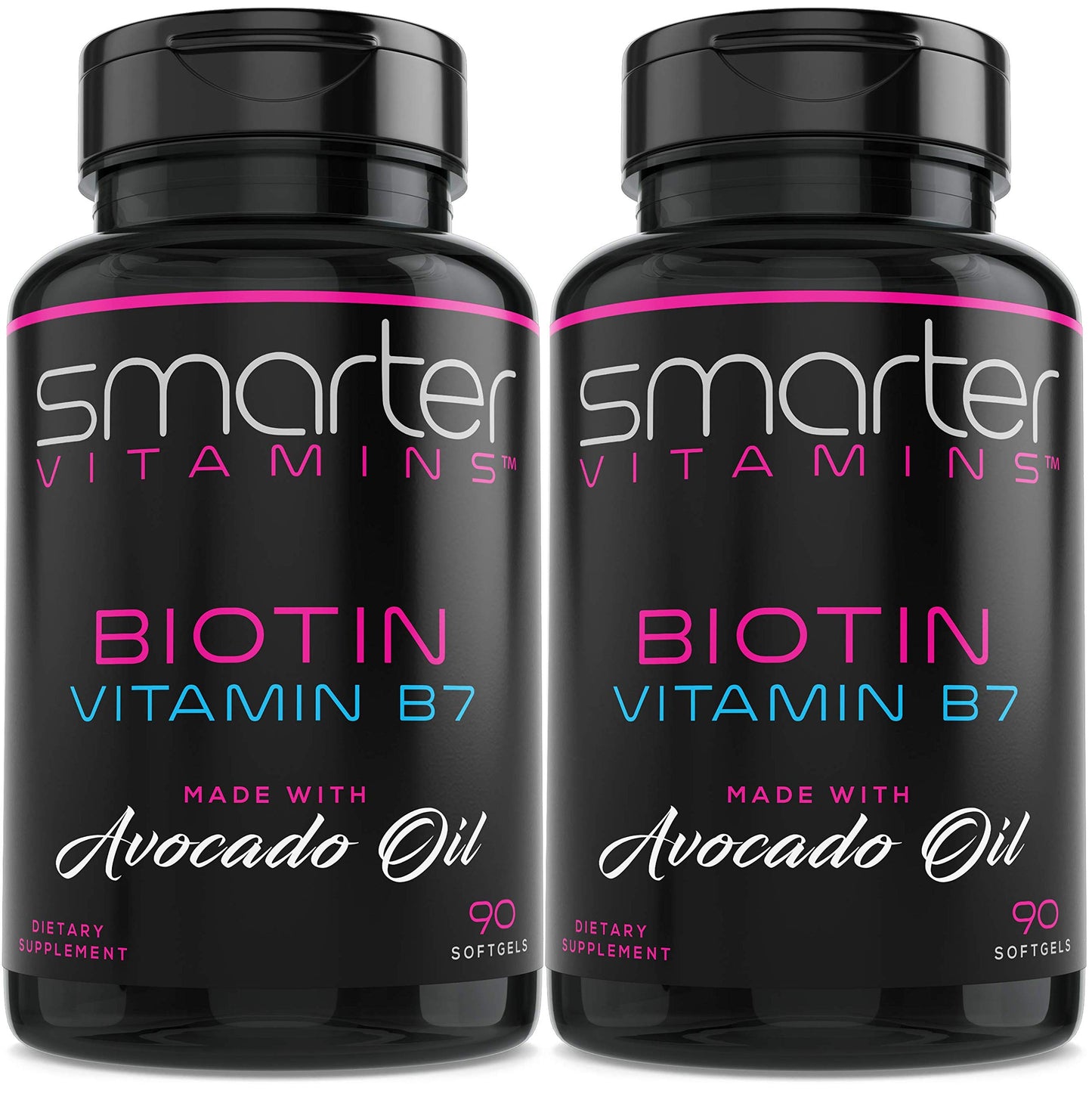 Paquetes de biotina Smarter 5000mcg en aceite de aguacate