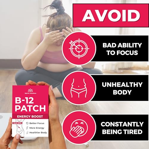 Parche B12 Spirit Patches aplicado en piel para energía y enfoque