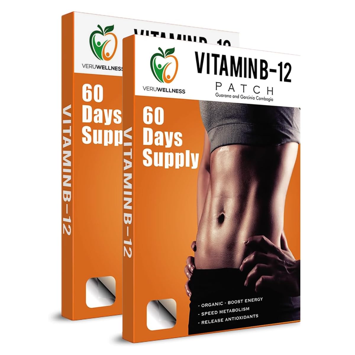 Parche b12 veru wellness paquete 2 para energía sin cafeína