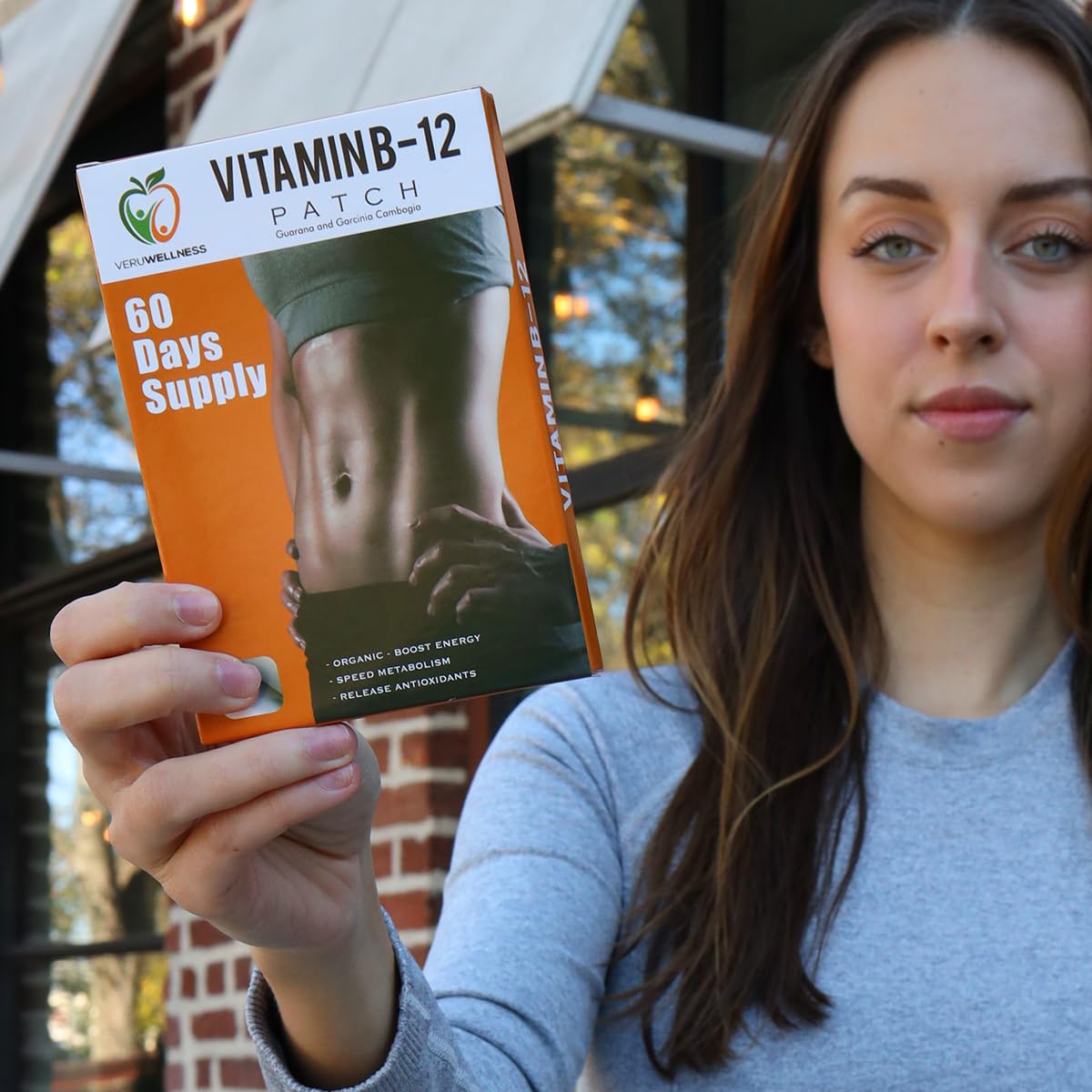Parche veru wellness suplemento b12 para energía sin cafeína