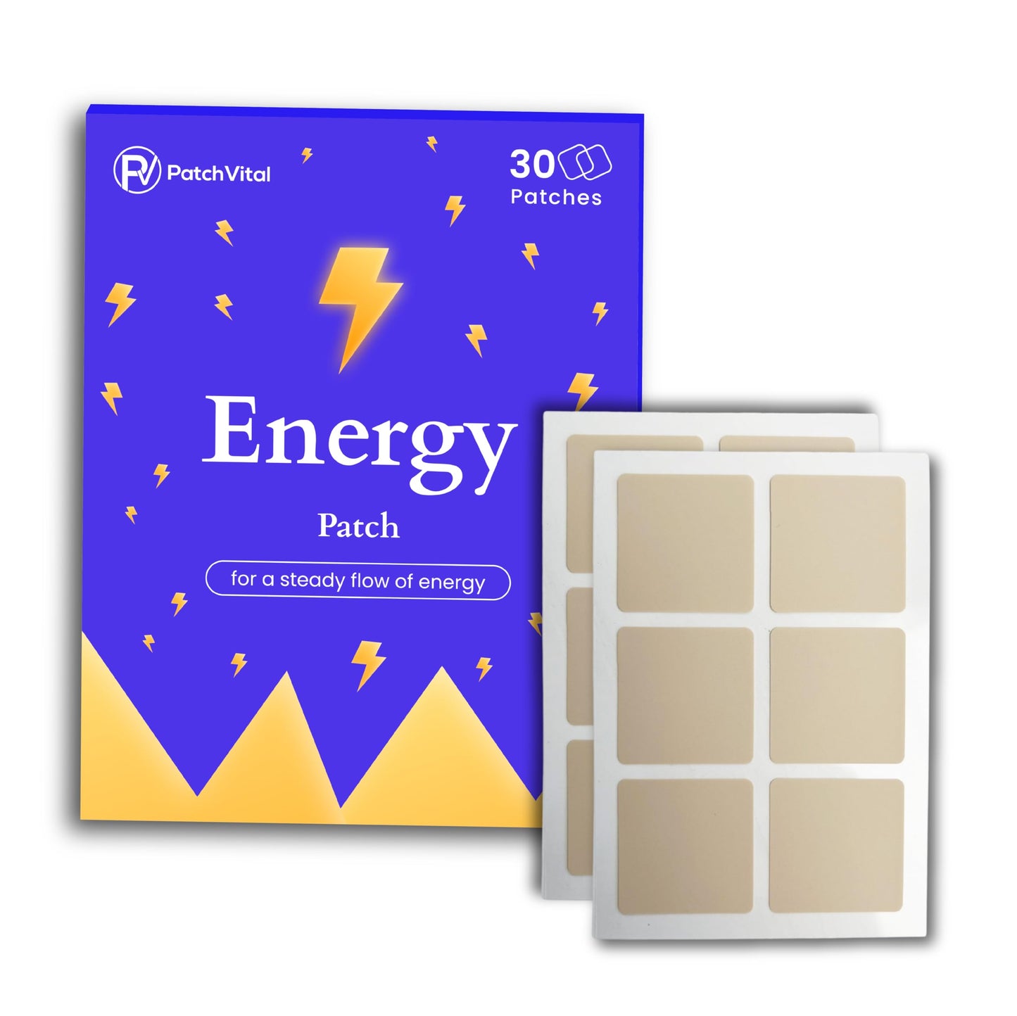 Parche Vital Energy caja 30 parches vitamina b12