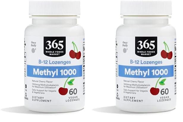 Pastillas metil b-12 sabor cereza Whole Foods Market