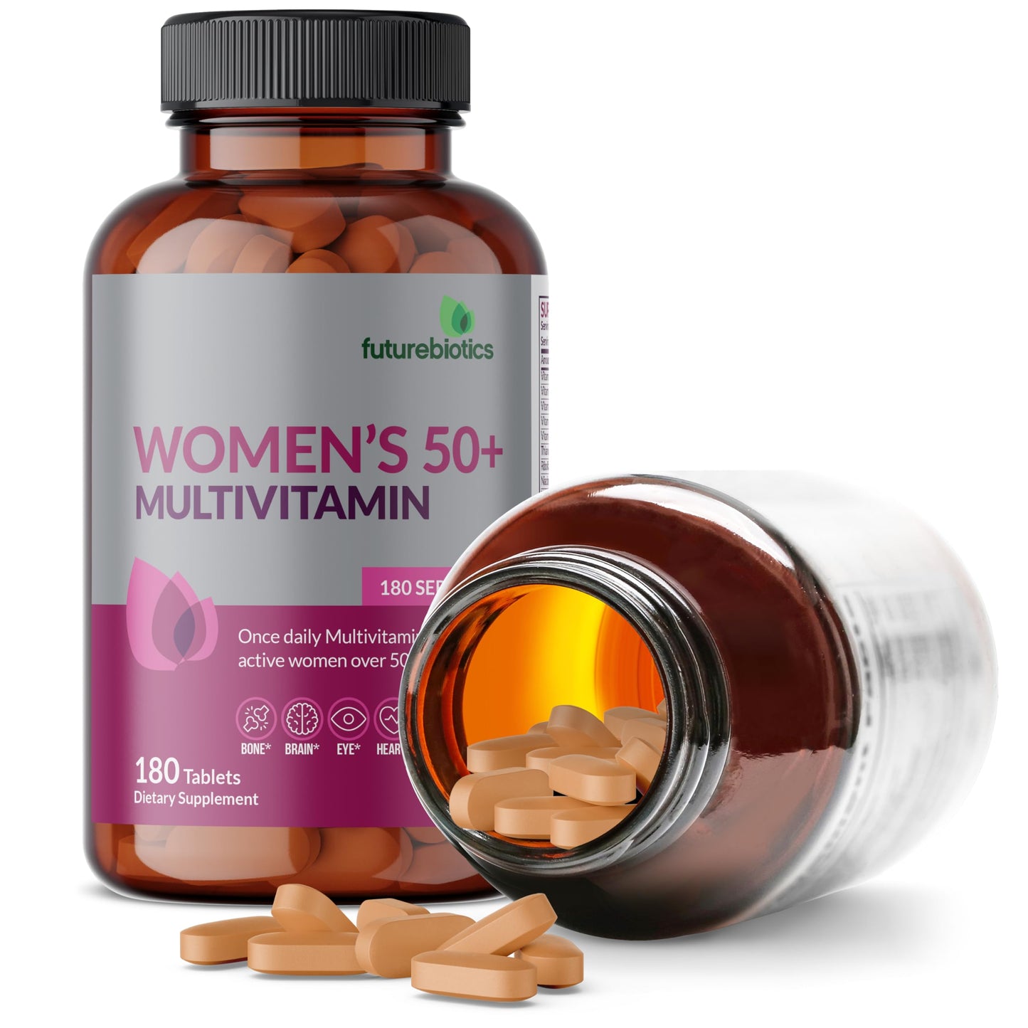 Pastillas de multivitamínico para mujeres 50+