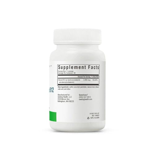 Pastillas sabor suave de Hydrox-Adeno B12 2000 mcg vegano
