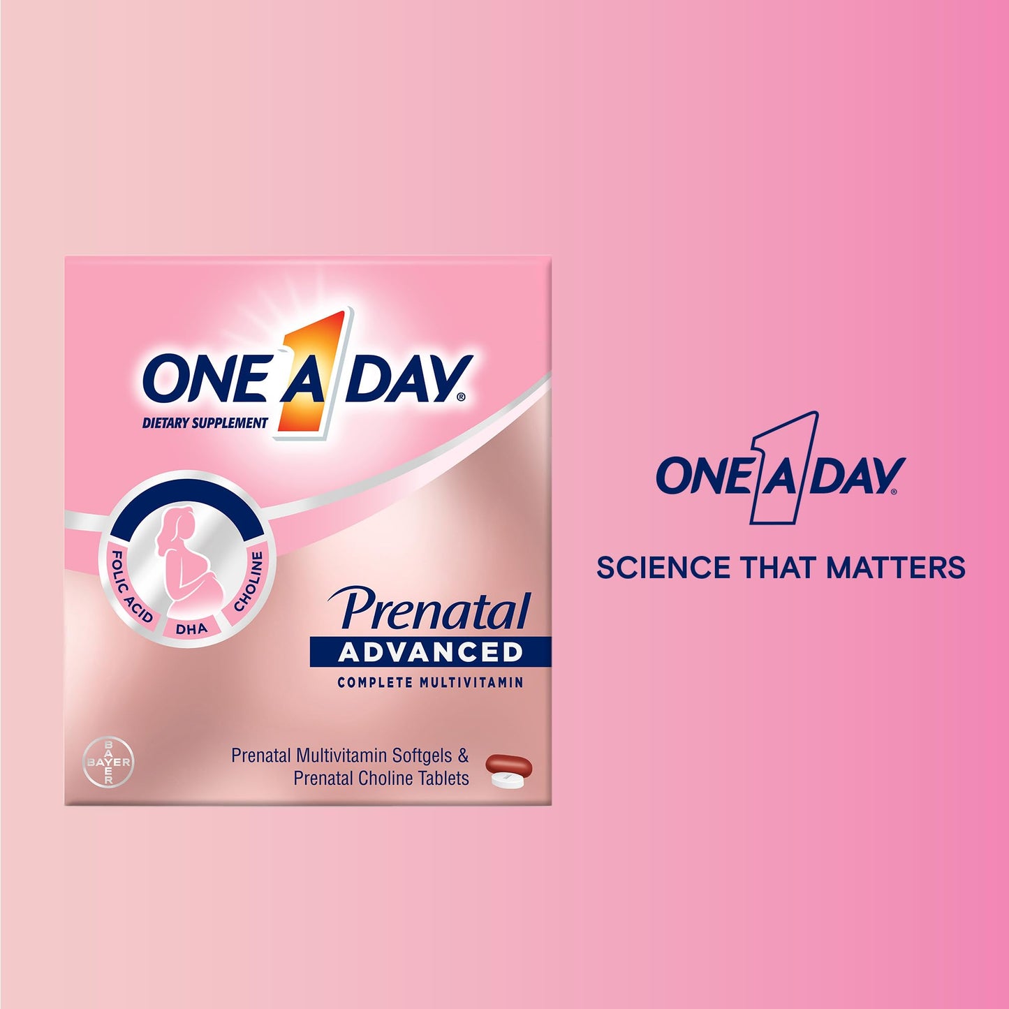 Pastillas suplementarias One A Day prenatal