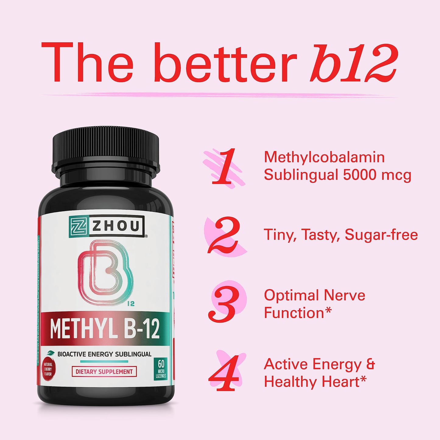 Pastillas vitamina b12 para memoria y enfoque