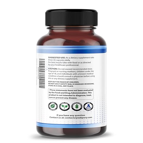 PEAKPURY Ultra Todo-en-1 Calostro Bovino etiqueta