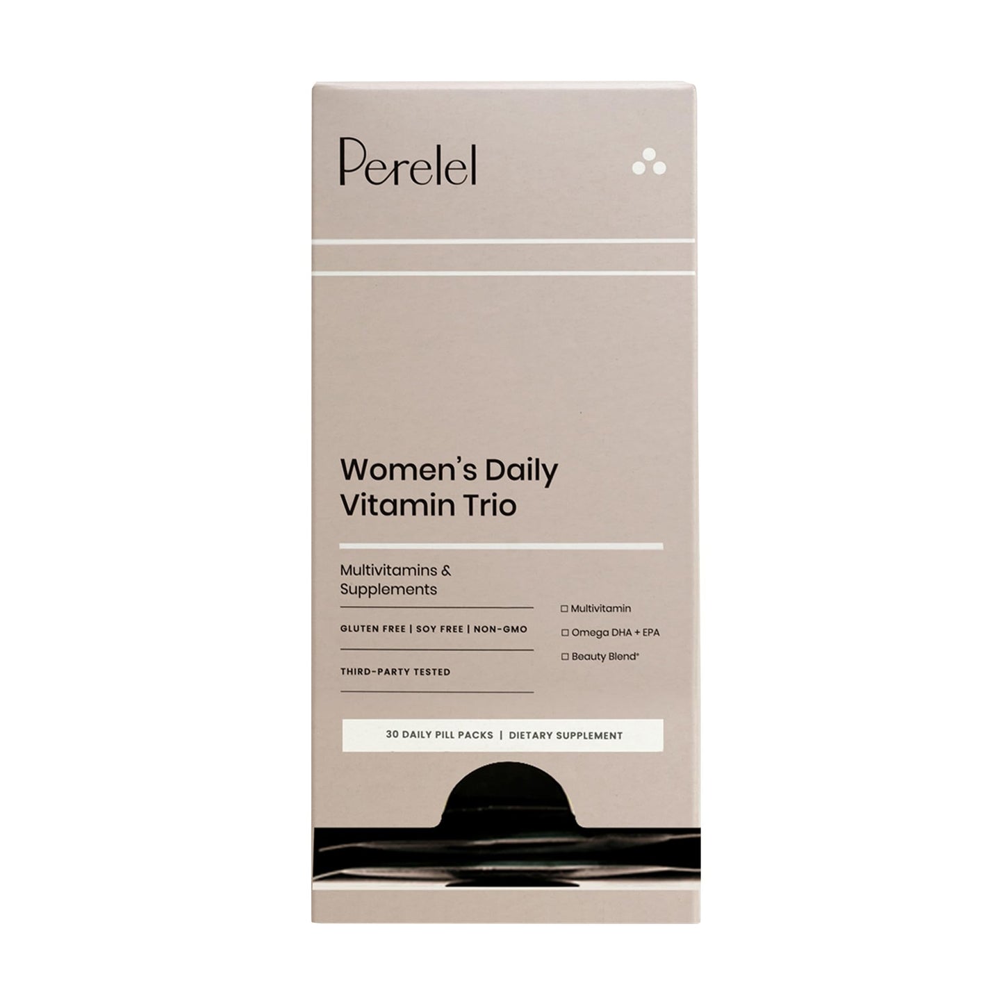 Caja de vitaminas diarias para mujer Perelel, paquete de 30